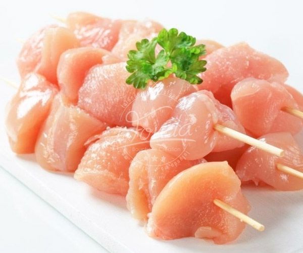 Brochette poulet nature