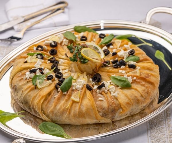 Pastilla bœuf feta épinard